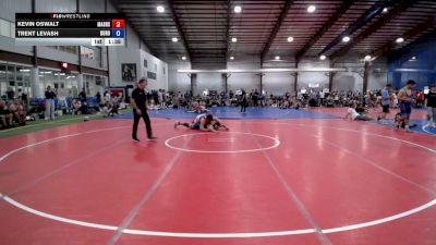285 lbs Semifinal - Kevin Oswalt, Mat Assassins Black - HS vs Trent Levash, Duro Wrestling Club - HS