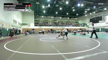 150 lbs Champ. Round 1 - Raul Jauregui, Redlands vs Jayden Salinas, Foothill (Santa Ana)