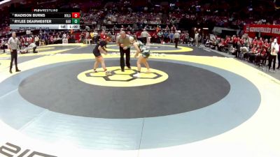 G-140 lbs Cons. Round 3 - Rylee Dearwester, G-Harrison vs Madison Burns, G-Howland