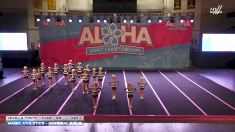 Magic Athletics - Material Girls [2026 L2 Youth - Flex - D2 Day 1] 2026 Aloha Baltimore Showdown