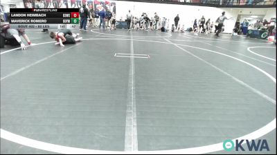 80 lbs Round Of 16 - Landon Heimbach, D3 Wrestling Cluib vs Maverick Romero, Guymon Wrestling