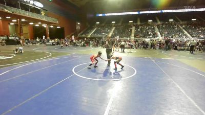 61 lbs Consi Of 8 #1 - Uriah Uresk, Windy City WC vs Luke Haar, Douglas WC