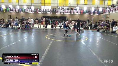 120 lbs Round 3 - Tommy Booth, Moen Wrestling Academy vs Mitchell Pins, Dubuque Wrestling Club