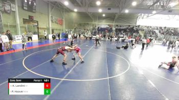 140 lbs Cons. Semi - Porter Hoover, Evanston Elite Wrestling vs Kasen Landini, Colorado Outlaws