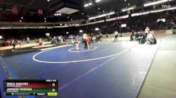 Girls 100 lbs Champ. Round 1 - Onica Sanchez, Granger (Girls) vs Addison Hickman, Omak (Girls)