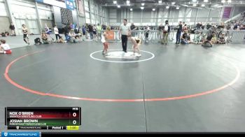 70 lbs Cons. Semi - Josiah Brown, FordDynastyWrestlingClub vs Nox O`Brien, Wasatch Wrestling Club