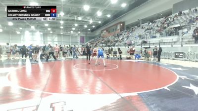 150 lbs 3rd Place Match - Gabriel Long, Whatcom Wrestling Academy vs Helmet Brenden Gomez, Richland Bombers Wrestling Club