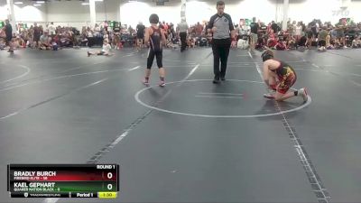 96 lbs Round 1 (6 Team) - Bradly Burch, Firebird Elite vs Kael Gephart, Quaker Nation Black