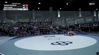 65 kg Champ. Rd Of 128 - Kaedun Goodman, Nebraska Kearney vs Sean Larkin, Michigan Wrestling Club