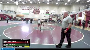145 lbs Quarterfinal - Hayley McNeal, Potlatch vs Jessica Williams, Vale