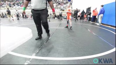 98-105 lbs Rr Rnd 2 - Ella Kennedy, Cowboy Wrestling Club vs Emerson Combs, Woodward Youth Wrestling