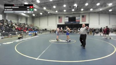 285 lbs Round 1 (3 Team) - Elijah Porpora, John H Glenn HS vs Joshua Wheatley, Peru Sr HS