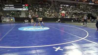 125 lbs 5th Place Match - Isaiah Gamez, Adams St. vs Jack Parker, Grand Valley St.