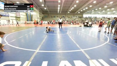 90 lbs Rr Rnd 3 - Elijah Santiago, Grit Mat Club Blue vs Nate Picciotti, Revival Orange