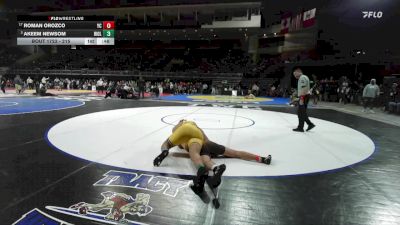 215 lbs Cons. Round 4 - Roman Orozco, Yuba City vs Akeem Newsom, Rio Linda