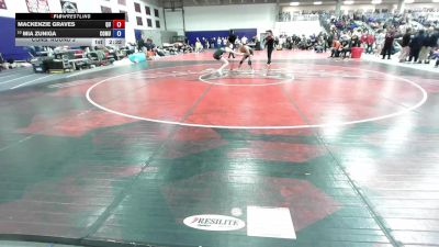 103 lbs Cons. Round 2 - Mia Zuniga, Colorado Mesa University vs Mackenzie Graves, Quincy