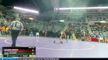 220 lbs Quarterfinal - Julante Hinton, Fort Wayne Northrop vs Nash Shupert, Elkhart