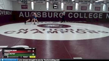 157 lbs Champ. Round 1 - Trenton Dow, Augsburg vs Noah Pettit, Luther