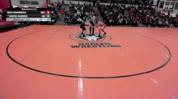 215 lbs Champ. Round 1 - Justin Powers, Frankfort (LINCOLN-WAY EAST) vs Max Dziamidau, HUNTLEY