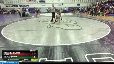 100 lbs Quarterfinal - Skadi Carman, Richland vs Miranda Chavez, Connell