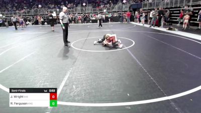 55 lbs Semifinal - Jesse Wright, East Kansas Eagles vs Ryland Ferguson, King Select