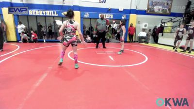 100 lbs Consi Of 8 #2 - Joslynn White, Skiatook Youth Wrestling vs Madison Ryan, Raw Wrestling Club