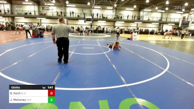 135A lbs Quarterfinal - Benjamin Koch, Blair Academy vs Joe Mahoney, New Fairfield