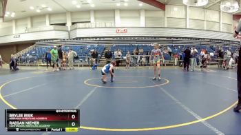 81 lbs Quarterfinal - Raegan Niemer, Contenders Wrestling Academy vs BryLee Irsik, Nebraska Wrestling Academy