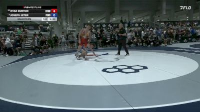 79 kg Quarters - Ryan Burton, SERTC/ Titan Mercury Wrestling Club vs Joseph Jeter, Position Wrestling