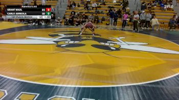 125 lbs 1st Place Match - Grant Madl, Wisconsin-La Crosse vs Carlo Arreola, Southwest State