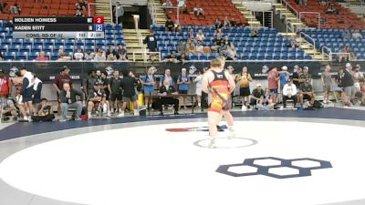 215 lbs Cons. Rd Of 32 - Holden Hoiness, Montana vs Kaden Stitt, Iowa