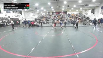 215 lbs Cons. Round 5 - Victor Baires, Garden Grove vs Hudson Sweitzer, Trinity Classical Academy