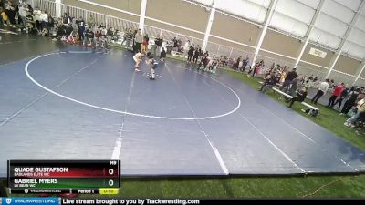 56 lbs Cons. Round 4 - Gabriel Myers, LV Bear WC vs Quade Gustafson, Badlands Elite WC