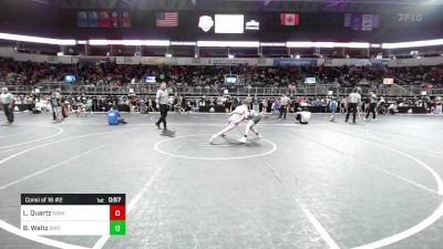 115 lbs Consi Of 16 #2 - Luke Quartz, Southern Illinois Bulldog Wrestling Club vs Bodey Waltz, Bulls