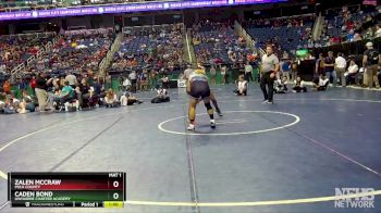 1A 175 lbs Quarterfinal - Caden Bond, Uwharrie Charter Academy vs Zalen McCraw, Polk County