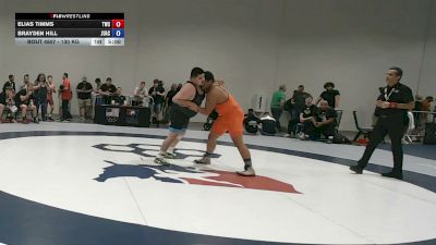 130 kg Cons. Sub-quarters - Elias Timms, Tiger Wrestling Club vs Brayden Hill, Juice Academy