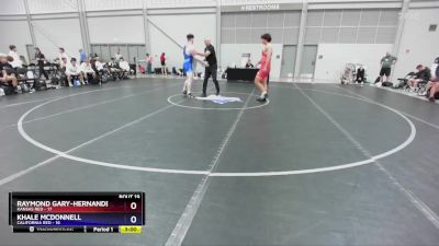 215 lbs 2nd Wrestleback (16 Team) - Raymond Gary-Hernandez, Kansas Red vs Khale McDonnell, California Red