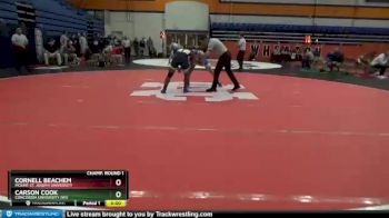 174 lbs Champ. Round 1 - Cornell Beachem, Mount St. Joseph University vs Carson Cook, Concordia University (WI)