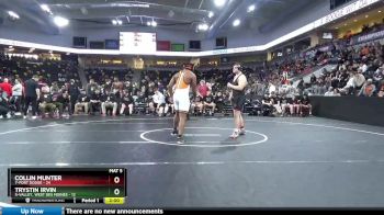 220 lbs 5th & 7th Place - Trystin Irvin, 5-Valley, West Des Moines vs Collin Munter, 7-Fort Dodge