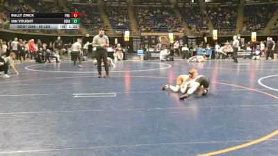 95 lbs Quarterfinal - Rally Zinck, Philadelphia vs Ian Vought, Derry