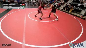 150 lbs Rr Rnd 1 - Enedina Hernandez, Wild Hogs vs Joslyn Cheney, Blackwell Wrestling Club
