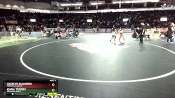 Girls 100 lbs Semifinal - Kiara Torres, Granger (Girls) vs Jocelyn Navarro, Centralia (Girls)