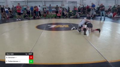 70-J lbs Round Of 32 - Daniel Dziuban, NY vs Caleb Tsikerdanos, MD
