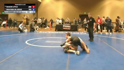 106 lbs Champ. Rd Of 16 - Mason Little, Journeymen Wrestling vs Brayden De Jesus, Triumph Trained