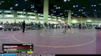 160 lbs Champ Round 1 (16 Team) - Ronan Bozeman, NFWA Black vs Collin Wonner, CHOICES (Beaver Local)