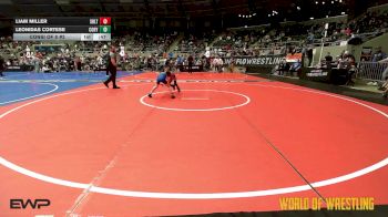 55 lbs Consi Of 8 #2 - Liam Miller, Sebolt Wrestling Academy vs Leonidas Cortese, Cory Clark Wrestling