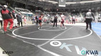 130 lbs Quarterfinal - Christian Garcia, Eufaula Ironheads Wrestling Club vs Terico Leslie, Tulsa North Mabee Stampede