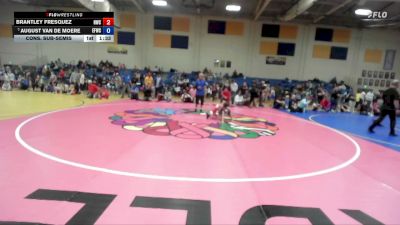 49 lbs Cons. Sub-semis - Brantley Fresquez, Homedale Wrestling Club vs August Van De Moere, Emmett Freestyle Wrestling Club