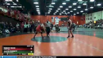 285 lbs Quarterfinal - Austin Barrett, St. Charles (EAST) vs Robert Beese, AMERY (WI)