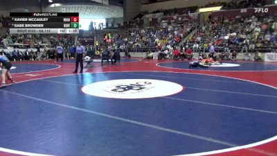 6A 113 lbs 3rd Place Match - Xavier McCauley, Rogers High School vs Gabe Browder, BENTONVILLE HIGH SCHOOL